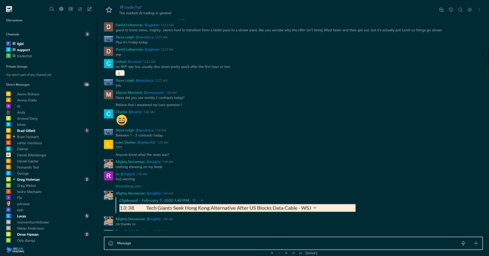 Online Trading Chat Room Jigsaw Trading Jigsaw Trading