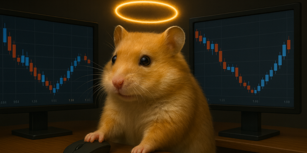 Hamster with a halo trading futures