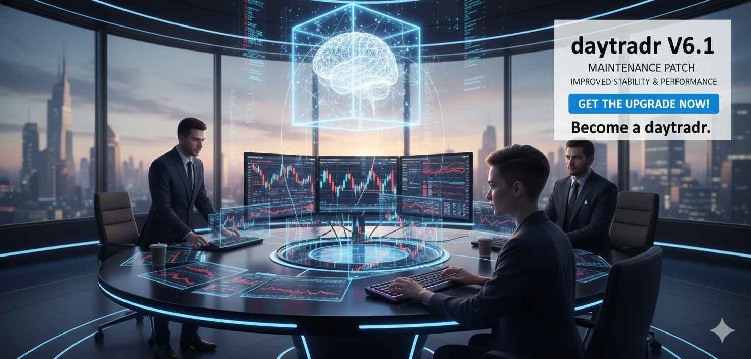 daytradr V6.1 – With Market Intelligence. Maintenance Upgrade